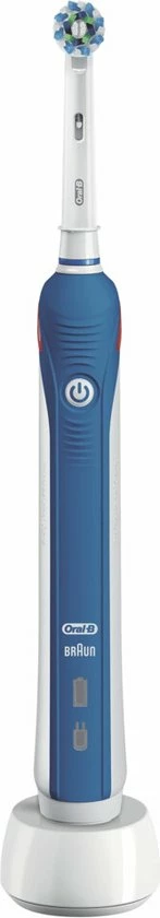 Oral B Oral-B Pro 2 2000N CrossAction - Elektrische Tandenborstel - Blauw 3 Oral B Oral-B Pro 2 2000N CrossAction - Elektrische Tandenborstel - Blauw - Afbeelding 3