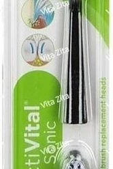 GUM Activital Sonic Opzetborstels - 2 Stuks - Zwart