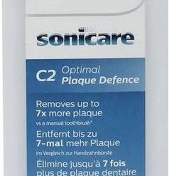Philips Sonicare C2 Optimal Plaque Defence HX9024/10 - Opzetborstels - 4 Stuks -Oral B SHOP 238x840