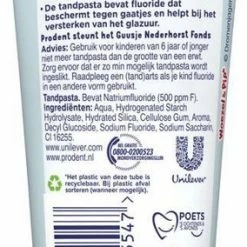 Prodent Kids 0-6 Jaar Woezel & Pip Tandpasta - 12 X 75 Ml - Voordeelverpakking -Oral B SHOP 284x840 2