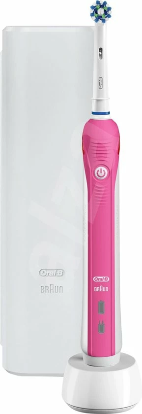 Oral B Oral-B Pro 2500 CrossAction Pink - Elektrische Tandenborstel 2 Oral B Oral-B Pro 2500 CrossAction Pink - Elektrische Tandenborstel - Afbeelding 2