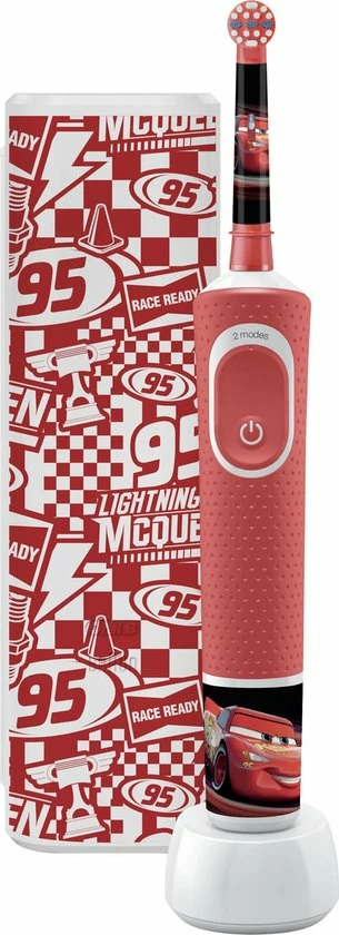 Oral B Oral-B Kids Cars - Elektrische Tandenborstel - Powered By Braun - 1 Handvat En 1 Opzetborstel 3 Oral B Oral-B Kids Cars - Elektrische Tandenborstel - Powered By Braun - 1 Handvat En 1 Opzetborstel - Afbeelding 3