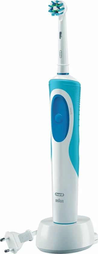 Oral B Oral-B Vitality CrossAction - Elektrische Tandenborstel - Blauw, Wit 2 Oral B Oral-B Vitality CrossAction - Elektrische Tandenborstel - Blauw, Wit - Afbeelding 2