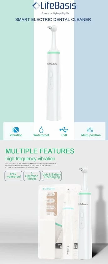 Merkloos Tandplak Verwijderen - Tanden Polijsten Electrisch (niet Oplaadbaar!!!) - Tandenpolijster Verbeterde Versie - Nr.1 Tandenpolijster - Tanden Polijsten - Tandplak Verwijderaar - Multifunctionele Tandenborstel - Gratis Cupje Polijstpasta 11 Merkloos Tandplak Verwijderen - Tanden Polijsten Electrisch (niet Oplaadbaar!!!) - Tandenpolijster Verbeterde Versie - Nr.1 Tandenpolijster - Tanden Polijsten - Tandplak Verwijderaar - Multifunctionele Tandenborstel - Gratis Cupje Polijstpasta - Afbeelding 11