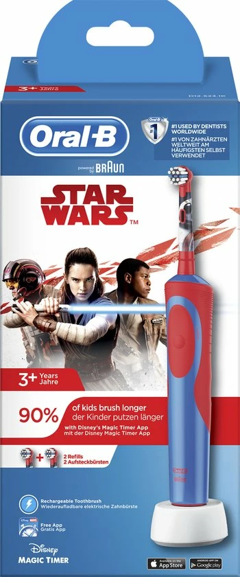Oral B Oral-B Vitality Star Wars - Elektrische Tandenborstel Voor Kinderen 13 Oral B Oral-B Vitality Star Wars - Elektrische Tandenborstel Voor Kinderen - Afbeelding 13