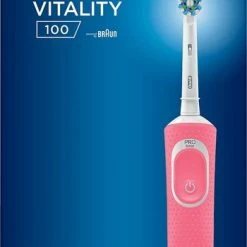Oral B Oral-B Vitality 100 Roze CrossAction - Elektrische Tandenborstel - Powered By Braun -Oral B SHOP 350x840