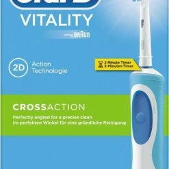Oral B Oral-B Vitality CrossAction - Elektrische Tandenborstel - Blauw, Wit 9 Oral B Oral-B Vitality CrossAction - Elektrische Tandenborstel - Blauw, Wit -Oral B SHOP 362x840 4
