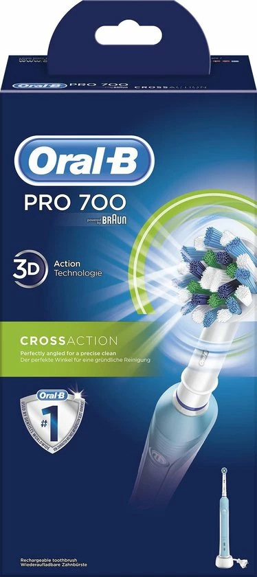 Oral B Pro 700 CrossAction - Elektrische Tandenborstel 14 Oral B Pro 700 CrossAction - Elektrische Tandenborstel - Afbeelding 14