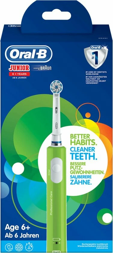 Oral B Oral-B Junior - Elektrische Tandenborstel - Groen 11 Oral B Oral-B Junior - Elektrische Tandenborstel - Groen - Afbeelding 11