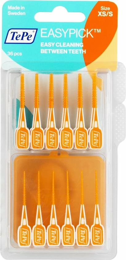 TePe Easypick XS/S Ragers - 3 X 36 Stuks 1 TePe Easypick XS/S Ragers - 3 X 36 Stuks