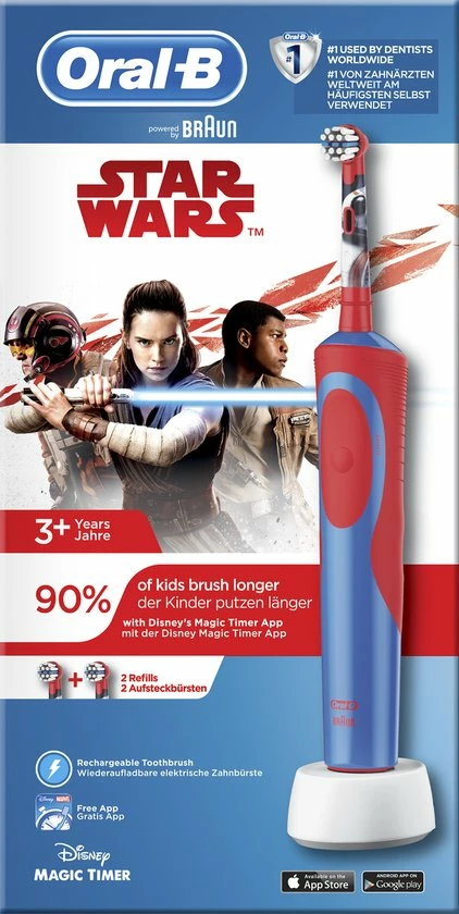 Oral B Oral-B Vitality Star Wars - Elektrische Tandenborstel Voor Kinderen 16 Oral B Oral-B Vitality Star Wars - Elektrische Tandenborstel Voor Kinderen - Afbeelding 16