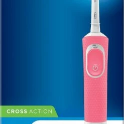 Oral B Oral-B Vitality 100 Roze CrossAction - Elektrische Tandenborstel - Powered By Braun -Oral B SHOP 423x840
