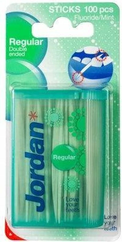 Jordan Tandenstokers Double Ended Regular 3x 100 Stuks - Voordeelverpakking 2 Jordan Tandenstokers Double Ended Regular 3x 100 Stuks - Voordeelverpakking - Afbeelding 2