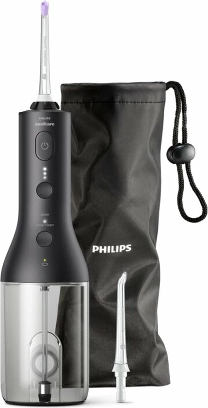 Philips Cordless Power 3000 HX3806/33 - Flosser - Zwart 12 Philips Cordless Power 3000 HX3806/33 - Flosser - Zwart - Afbeelding 12
