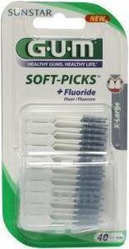 Gum Soft Picks XL - 40 St - Rager 5 Gum Soft Picks XL - 40 St - Rager - Afbeelding 5