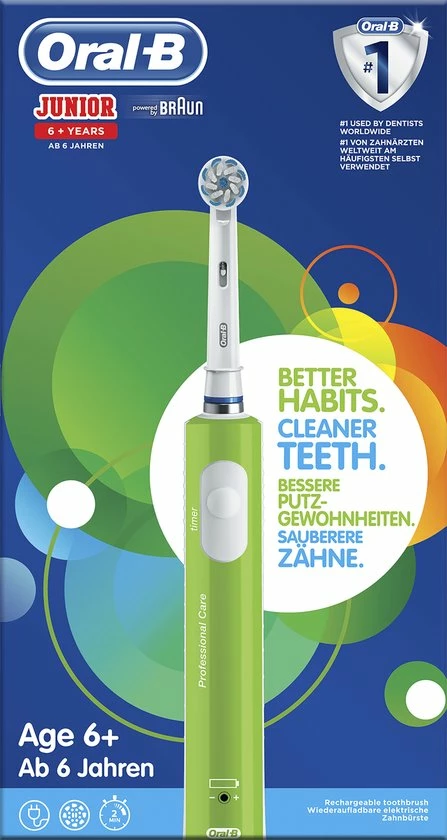Oral B Oral-B Junior - Elektrische Tandenborstel - Groen 15 Oral B Oral-B Junior - Elektrische Tandenborstel - Groen - Afbeelding 15