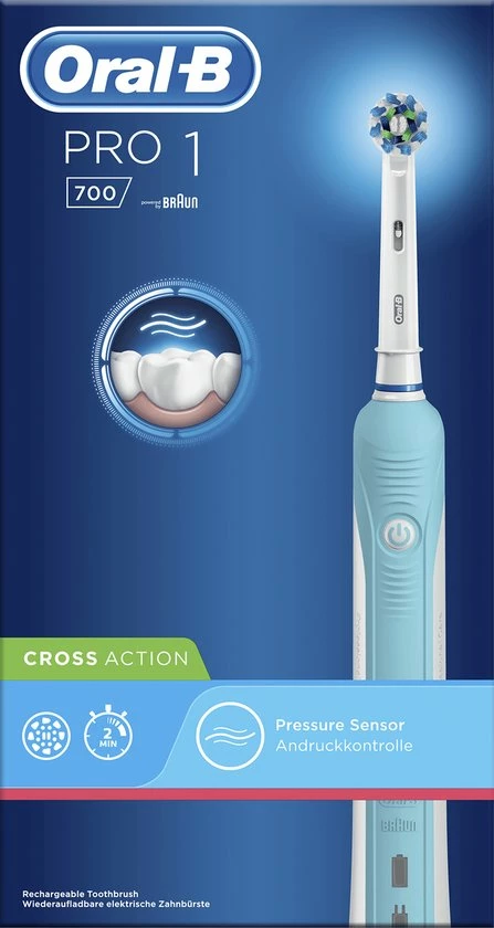 Oral B Pro 700 CrossAction - Elektrische Tandenborstel 4 Oral B Pro 700 CrossAction - Elektrische Tandenborstel - Afbeelding 4