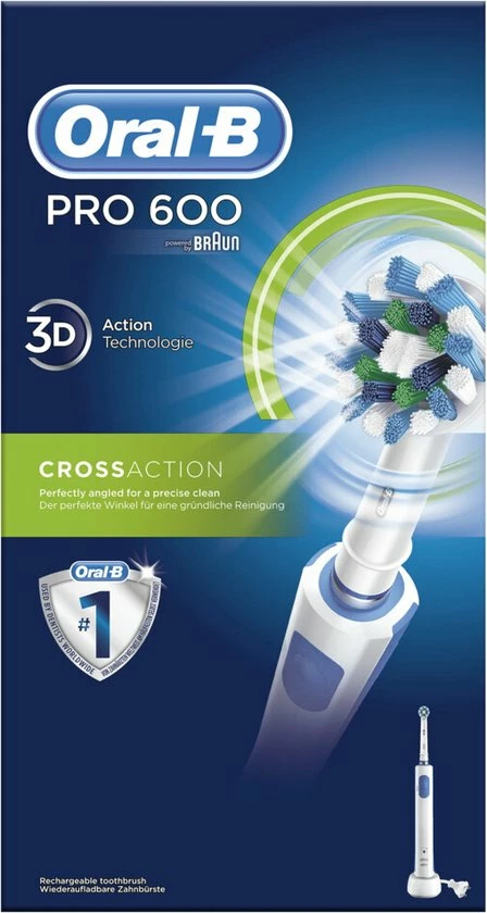 Oral B Oral-B PRO600 - Cross Action - Elektrische Tandenborstel 14 Oral B Oral-B PRO600 - Cross Action - Elektrische Tandenborstel - Afbeelding 14
