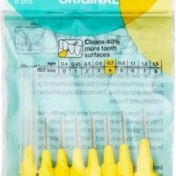 TePe Origineel Geel - 0,7mm - 8 Stuks - Rager -Oral B SHOP 452x840 1