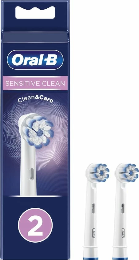 Oral B Oral-B Sensitive Clean - Met CleanMaximiser-technologie - Opzetborstels - 2 Stuks 1 Oral B Oral-B Sensitive Clean - Met CleanMaximiser-technologie - Opzetborstels - 2 Stuks