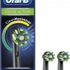 Oral B Oral-B CrossAction - Met CleanMaximiser-technologie - Opzetborstels - Zwart - 2 Stuks
