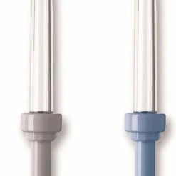 Waterpik PP-100 Pik-Pocket Tips - Opzetstukken Voor Waterflossers - 2 Stuks - Zilver