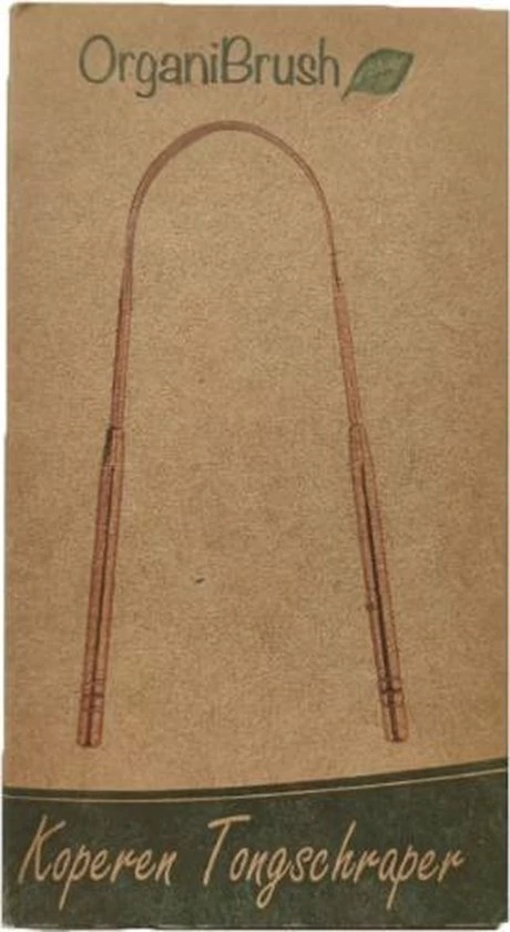 OrganiBrush 100% RVS Tongschraper / Tongreiniger - Antibacterieel - Goud - 1 Stuk 4 OrganiBrush 100% RVS Tongschraper / Tongreiniger - Antibacterieel - Goud - 1 Stuk - Afbeelding 4