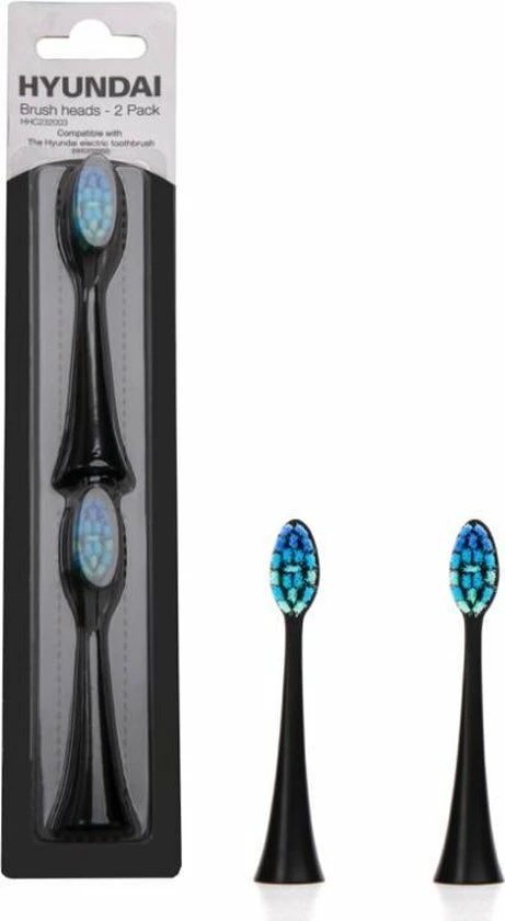 Hyundai - Elektrische Tandenborstel - Opzetborstel - Zwart - 2 Stuks 3 Hyundai - Elektrische Tandenborstel - Opzetborstel - Zwart - 2 Stuks - Afbeelding 3