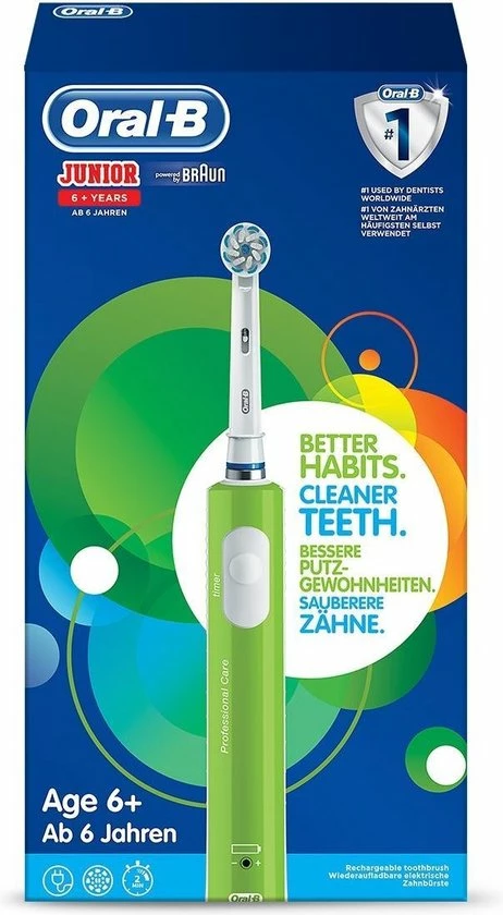 Oral B Oral-B Junior - Elektrische Tandenborstel - Groen 14 Oral B Oral-B Junior - Elektrische Tandenborstel - Groen - Afbeelding 14