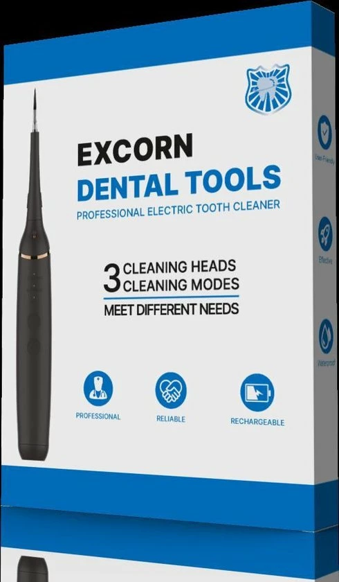 ExCorn Elektrische Tandsteen Verwijderaar - Elektrisch Tandplak Verwijderen - Inclusief Tandartssetje - Tanden Polijsten 9 ExCorn Elektrische Tandsteen Verwijderaar - Elektrisch Tandplak Verwijderen - Inclusief Tandartssetje - Tanden Polijsten - Afbeelding 9