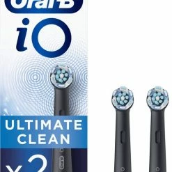 Oral B Oral-B IO Ultimate Clean - Opzetborstels - Zwart - 2 Stuks