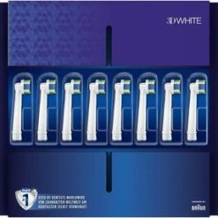 Oral B Oral-B 3D White - Met CleanMaximiser-technologie - Opzetborstels - 8 Stuks - Brievenbusverpakking -Oral B SHOP 550x286