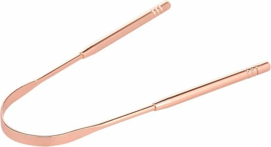 OrganiBrush 100% Koper Tongschraper / Tongreiniger - Antibacterieel - 2 Stuks 2 OrganiBrush 100% Koper Tongschraper / Tongreiniger - Antibacterieel - 2 Stuks - Afbeelding 2