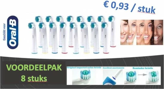Dupont Universele Opzetborstels Oral B (soft Bristles Medium Hardheid) - 8 Stuks - Universele Opzetborstel Geschikt Voor Oral B - Oral B Pro 2 - Opzetstukjes - Elektrische Tandenborstel - CleanMaximiser Technologie - Passend Op Oral B - Universeel 1 Dupont Universele Opzetborstels Oral B (soft Bristles Medium Hardheid) - 8 Stuks - Universele Opzetborstel Geschikt Voor Oral B - Oral B Pro 2 - Opzetstukjes - Elektrische Tandenborstel - CleanMaximiser Technologie - Passend Op Oral B - Universeel