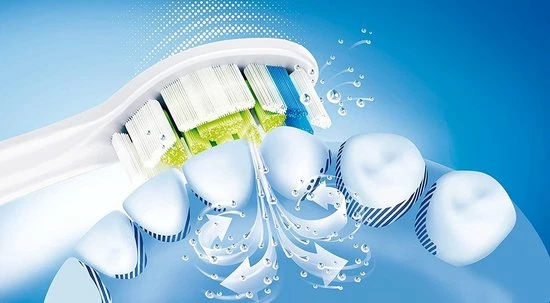 Philips Sonicare ProtectiveClean 5100 Elektrische Tandenborstel HX6851 / 34 Dubbele Verpakking - 2 Sonische Tandenborstels Met 3 Reinigingsprogramma's, Drukregeling, Reisetuis - Wit / Blauw 5 Philips Sonicare ProtectiveClean 5100 Elektrische Tandenborstel HX6851 / 34 Dubbele Verpakking - 2 Sonische Tandenborstels Met 3 Reinigingsprogramma's, Drukregeling, Reisetuis - Wit / Blauw - Afbeelding 5