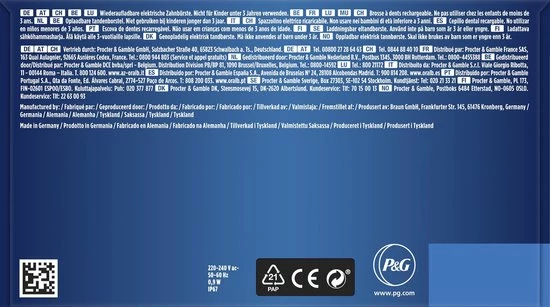 Oral B Oral-B PRO 1 - 750 - Elektrische Tandenborstel - Inclusief Reisetui 6 Oral B Oral-B PRO 1 - 750 - Elektrische Tandenborstel - Inclusief Reisetui - Afbeelding 6