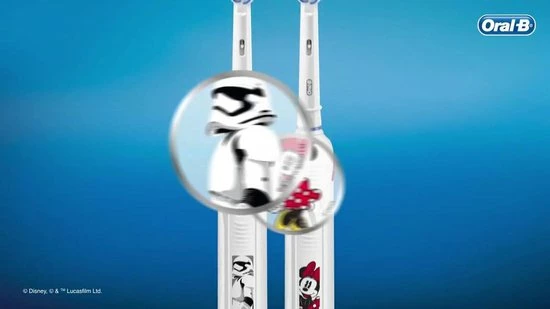 Oral B Oral-B Junior - Star Wars - Elektrische Tandenborstel - Met Reisetui 2 Oral B Oral-B Junior - Star Wars - Elektrische Tandenborstel - Met Reisetui - Afbeelding 2