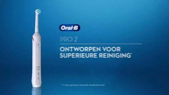 Oral B Oral-B PRO 2 2500 - Zwart - Elektrische Tandenborstel - Met Reisetui 2 Oral B Oral-B PRO 2 2500 - Zwart - Elektrische Tandenborstel - Met Reisetui - Afbeelding 2