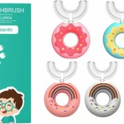 Belenthi Tandenborstel Kind-Handtandenborstel Voor Kinderen-2 Tot 12 Jaar-Zachte Silliconen-Baby Tandenborstel-Tandenborstel Baby En Peuter - U-Vormig - 360 Graden-Bijtringen-peutertandenborstel-U Vorm -Oral B SHOP 550x338 3
