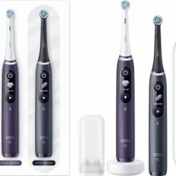 Oral B Oral-B IO 8 - Paars En Zwart - Elektrische Tandenborstels - Duopack -Oral B SHOP 550x343