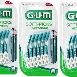 GUM Soft Picks Advanced Large - 3 X 30 Stuks - Ragers - Voordeelverpakking