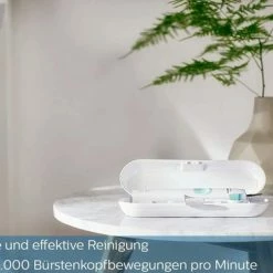Philips Sonicare ProtectiveClean 5100 Elektrische Tandenborstel HX6851 / 34 Dubbele Verpakking - 2 Sonische Tandenborstels Met 3 Reinigingsprogramma's, Drukregeling, Reisetuis - Wit / Blauw 9 Philips Sonicare ProtectiveClean 5100 Elektrische Tandenborstel HX6851 / 34 Dubbele Verpakking - 2 Sonische Tandenborstels Met 3 Reinigingsprogramma's, Drukregeling, Reisetuis - Wit / Blauw -Oral B SHOP 550x366 80