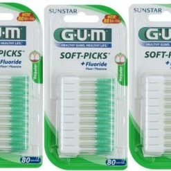 GUM Soft Picks Regular Ragers - 3 X 80 Stuks
