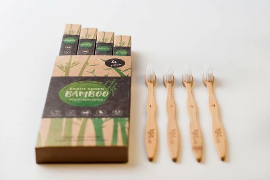 Bamboe Tandenborstel By Olive 4 St. Genummerd 100% Moso Bamboo 7 Bamboe Tandenborstel By Olive 4 St. Genummerd 100% Moso Bamboo - Afbeelding 7