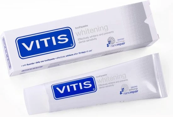 4x Vitis Whitening Tandpasta 75 Ml 5 4x Vitis Whitening Tandpasta 75 Ml - Afbeelding 5