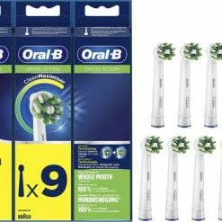 Oral B Oral-B CrossAction Opzetborstel Met CleanMaximiser-technologie, Verpakking Van 9 Stuks -Oral B SHOP 550x387 18