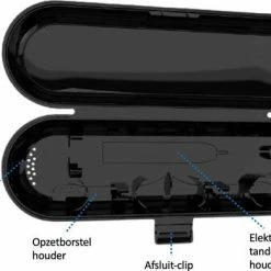 JU&MP Reisetui Elektrische Tandenborstel - Elektrische Tandenborstel - Reisetui - Oral B - Philips Sonicare - Zwart -Oral B SHOP 550x390