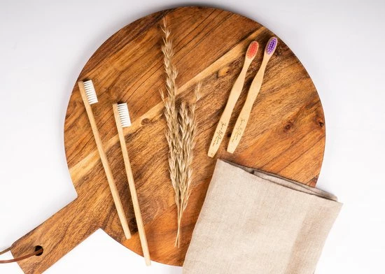 Bamboe Tandenborstel By Olive 4 St. Genummerd 100% Moso Bamboo 10 Bamboe Tandenborstel By Olive 4 St. Genummerd 100% Moso Bamboo - Afbeelding 10