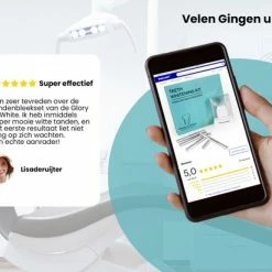 Tandenbleker Premium - Glory Of White - Professionele Tandenbleekset - Wittere Tanden - Tanden Bleken - Teeth Whitening - Zonder Peroxide -Oral B SHOP 550x411 3