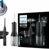 Philips Sonicare 9000 Diamond Clean Zwart (HX9911/09) + Power Flosser 3000 Monddouche Zwart (HX3806/33) - Elektrische Tandenborstel En Flosapparaat